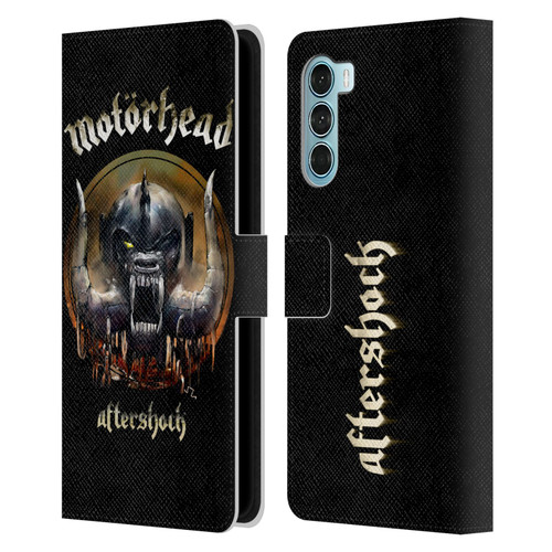 Motorhead Graphics Aftershock Leather Book Wallet Case Cover For Motorola Edge S30 / Moto G200 5G