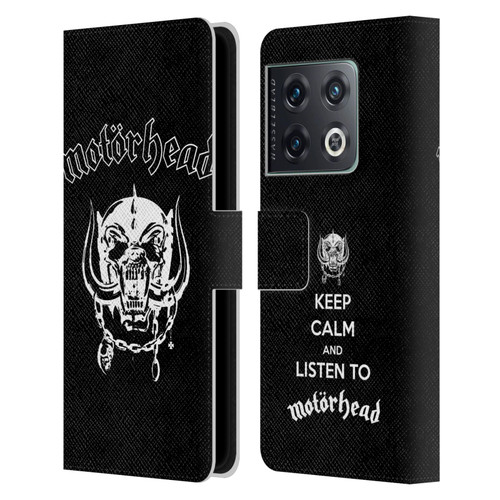 Motorhead Graphics Classic Logo Leather Book Wallet Case Cover For OnePlus 10 Pro
