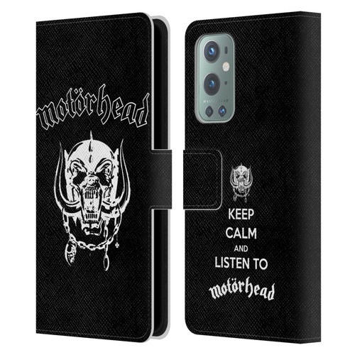 Motorhead Graphics Classic Logo Leather Book Wallet Case Cover For OnePlus 9
