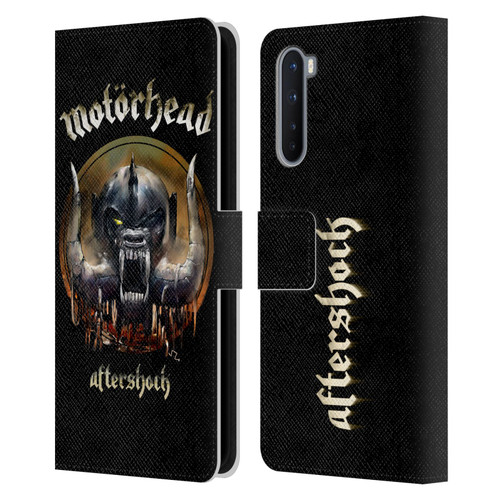 Motorhead Graphics Aftershock Leather Book Wallet Case Cover For OnePlus Nord 5G