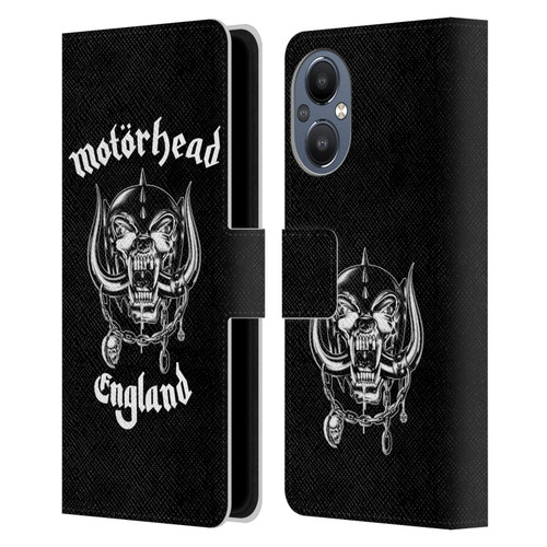 Motorhead Graphics England Leather Book Wallet Case Cover For OnePlus Nord N20 5G