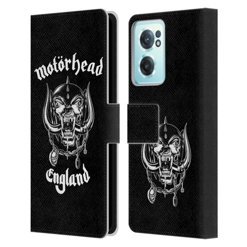 Motorhead Graphics England Leather Book Wallet Case Cover For OnePlus Nord CE 2 5G