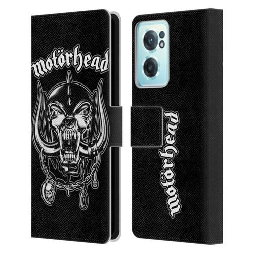 Motorhead Graphics Silver War Pig Leather Book Wallet Case Cover For OnePlus Nord CE 2 5G
