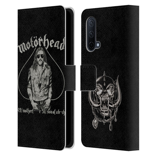 Motorhead Graphics Ace Of Spades Lemmy Leather Book Wallet Case Cover For OnePlus Nord CE 5G