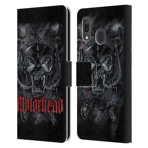 Motorhead Graphics Deathstorm Leather Book Wallet Case Cover For Samsung Galaxy A33 5G (2022)