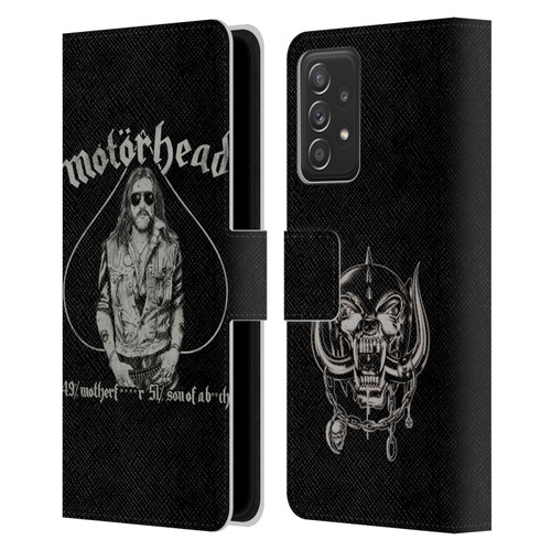 Motorhead Graphics Ace Of Spades Lemmy Leather Book Wallet Case Cover For Samsung Galaxy A52 / A52s / 5G (2021)