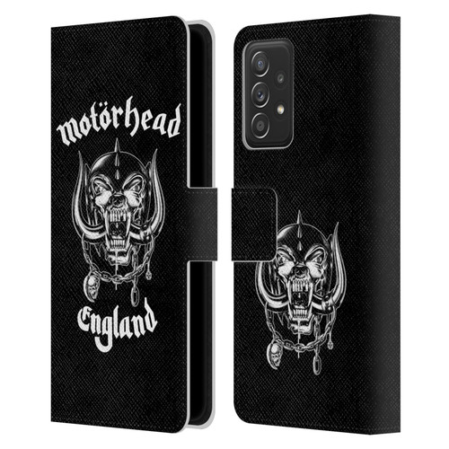 Motorhead Graphics England Leather Book Wallet Case Cover For Samsung Galaxy A53 5G (2022)