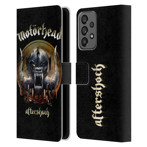 Motorhead Graphics Aftershock Leather Book Wallet Case Cover For Samsung Galaxy A73 5G (2022)