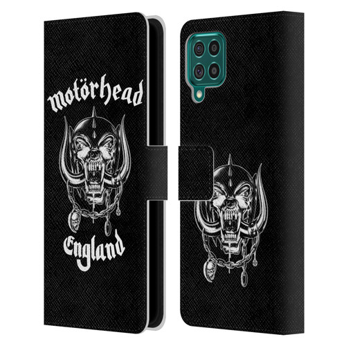 Motorhead Graphics England Leather Book Wallet Case Cover For Samsung Galaxy F62 (2021)