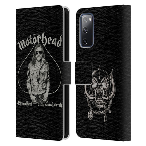 Motorhead Graphics Ace Of Spades Lemmy Leather Book Wallet Case Cover For Samsung Galaxy S20 FE / 5G