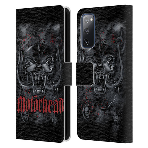 Motorhead Graphics Deathstorm Leather Book Wallet Case Cover For Samsung Galaxy S20 FE / 5G