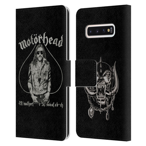 Motorhead Graphics Ace Of Spades Lemmy Leather Book Wallet Case Cover For Samsung Galaxy S10