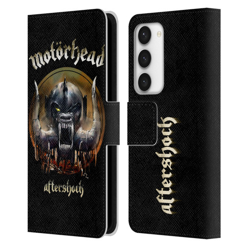 Motorhead Graphics Aftershock Leather Book Wallet Case Cover For Samsung Galaxy S23 5G