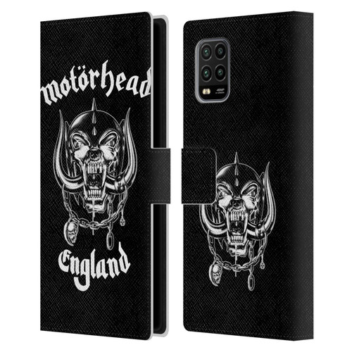 Motorhead Graphics England Leather Book Wallet Case Cover For Xiaomi Mi 10 Lite 5G