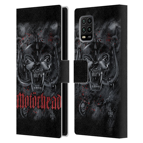 Motorhead Graphics Deathstorm Leather Book Wallet Case Cover For Xiaomi Mi 10 Lite 5G