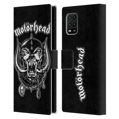 Motorhead Graphics Silver War Pig Leather Book Wallet Case Cover For Xiaomi Mi 10 Lite 5G