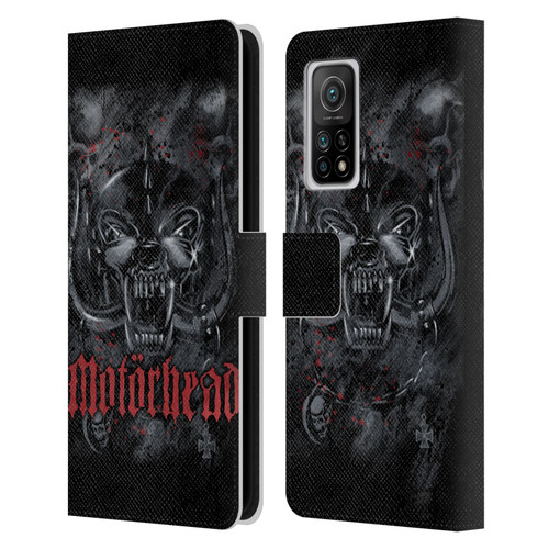 Motorhead Graphics Deathstorm Leather Book Wallet Case Cover For Xiaomi Mi 10T 5G