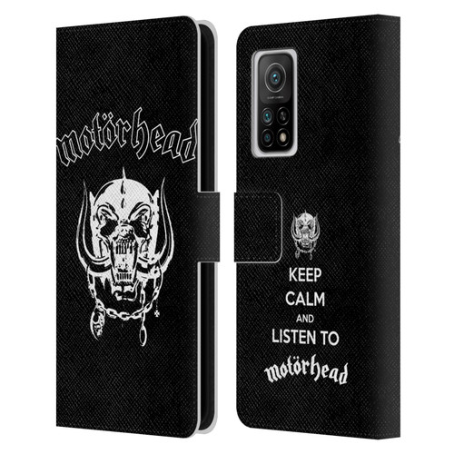 Motorhead Graphics Classic Logo Leather Book Wallet Case Cover For Xiaomi Mi 10T 5G