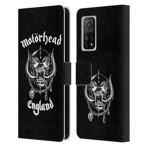 Motorhead Graphics England Leather Book Wallet Case Cover For Xiaomi Mi 10T 5G