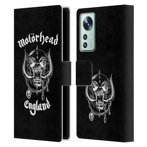 Motorhead Graphics England Leather Book Wallet Case Cover For Xiaomi 12