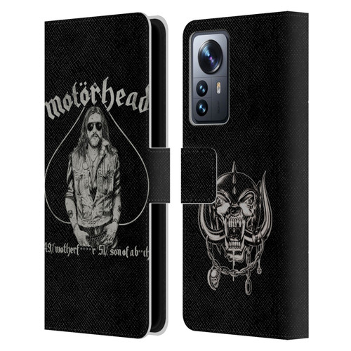 Motorhead Graphics Ace Of Spades Lemmy Leather Book Wallet Case Cover For Xiaomi 12 Pro