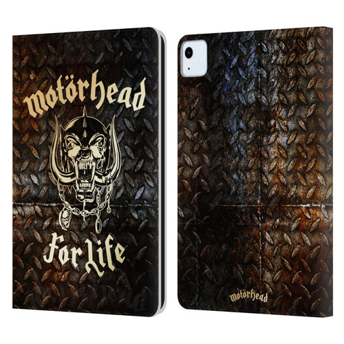 Motorhead Key Art For Life Leather Book Wallet Case Cover For Apple iPad Air 11 2020/2022/2024