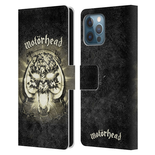 Motorhead Key Art Overkill Leather Book Wallet Case Cover For Apple iPhone 12 Pro Max