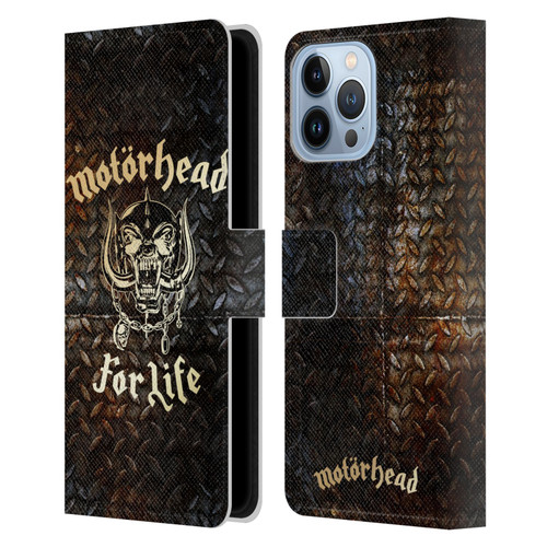 Motorhead Key Art For Life Leather Book Wallet Case Cover For Apple iPhone 13 Pro Max