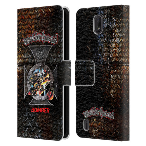 Motorhead Key Art Bomber Cross Leather Book Wallet Case Cover For Nokia C01 Plus/C1 2nd Edition