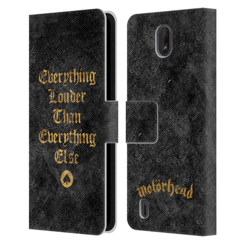 Motorhead Key Art Everything Louder Leather Book Wallet Case Cover For Nokia C01 Plus/C1 2nd Edition