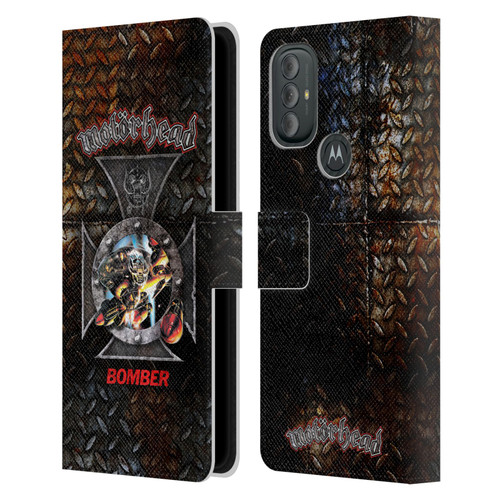 Motorhead Key Art Bomber Cross Leather Book Wallet Case Cover For Motorola Moto G10 / Moto G20 / Moto G30