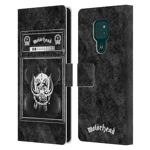 Motorhead Key Art Amp Stack Leather Book Wallet Case Cover For Motorola Moto G9 Play