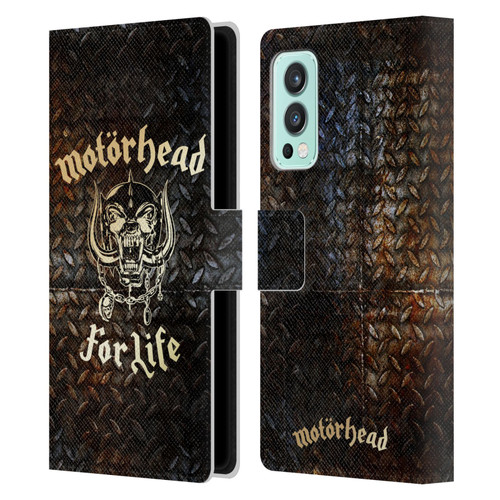 Motorhead Key Art For Life Leather Book Wallet Case Cover For OnePlus Nord 2 5G
