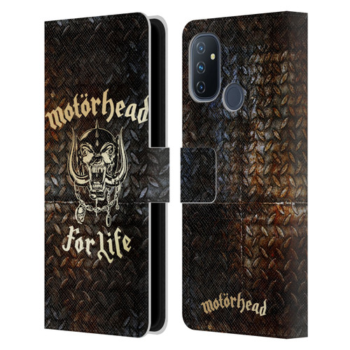 Motorhead Key Art For Life Leather Book Wallet Case Cover For OnePlus Nord N100