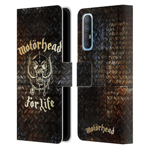 Motorhead Key Art For Life Leather Book Wallet Case Cover For OPPO Find X2 Neo 5G