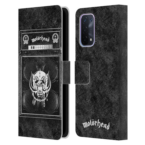 Motorhead Key Art Amp Stack Leather Book Wallet Case Cover For OPPO A54 5G