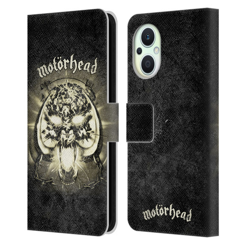 Motorhead Key Art Overkill Leather Book Wallet Case Cover For OPPO Reno8 Lite