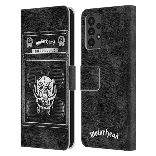 Motorhead Key Art Amp Stack Leather Book Wallet Case Cover For Samsung Galaxy A13 (2022)