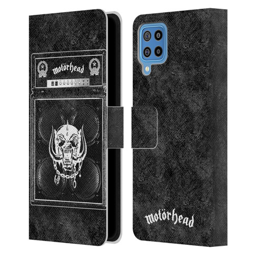 Motorhead Key Art Amp Stack Leather Book Wallet Case Cover For Samsung Galaxy F22 (2021)