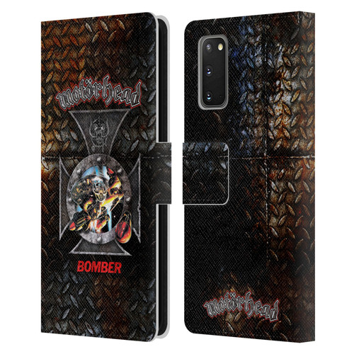 Motorhead Key Art Bomber Cross Leather Book Wallet Case Cover For Samsung Galaxy S20 / S20 5G