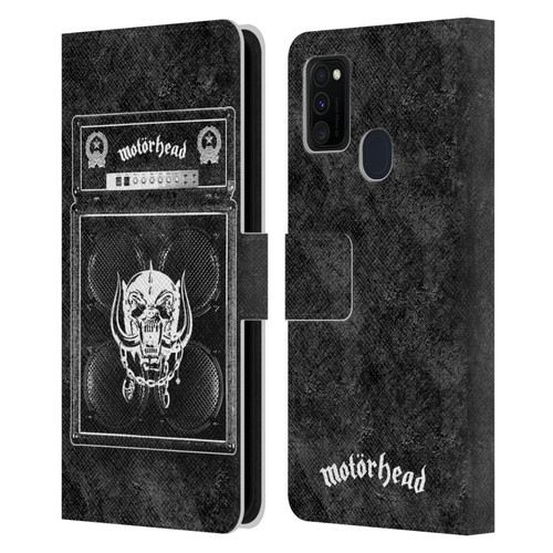 Motorhead Key Art Amp Stack Leather Book Wallet Case Cover For Samsung Galaxy M30s (2019)/M21 (2020)