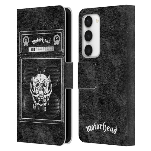 Motorhead Key Art Amp Stack Leather Book Wallet Case Cover For Samsung Galaxy S23 5G