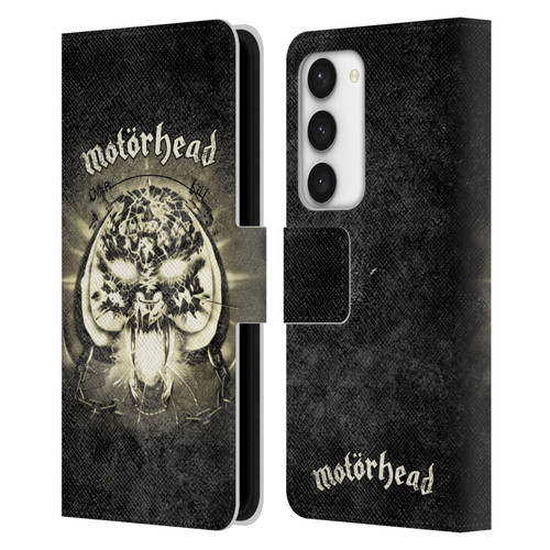 Motorhead Key Art Overkill Leather Book Wallet Case Cover For Samsung Galaxy S23 5G