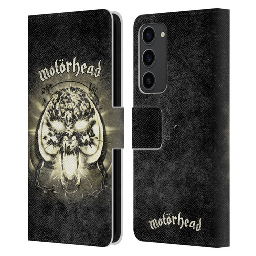 Motorhead Key Art Overkill Leather Book Wallet Case Cover For Samsung Galaxy S23+ 5G