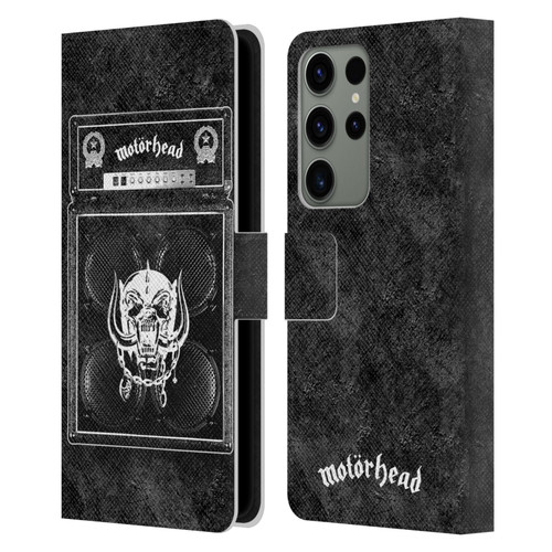 Motorhead Key Art Amp Stack Leather Book Wallet Case Cover For Samsung Galaxy S23 Ultra 5G