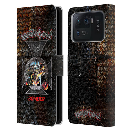 Motorhead Key Art Bomber Cross Leather Book Wallet Case Cover For Xiaomi Mi 11 Ultra