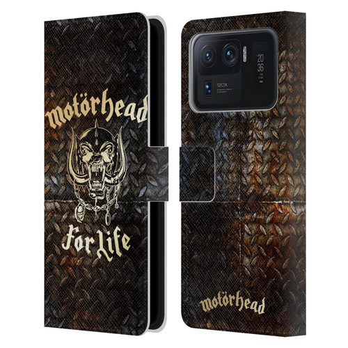 Motorhead Key Art For Life Leather Book Wallet Case Cover For Xiaomi Mi 11 Ultra