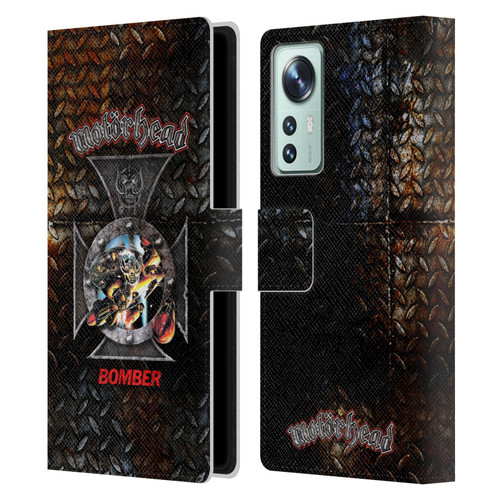 Motorhead Key Art Bomber Cross Leather Book Wallet Case Cover For Xiaomi 12