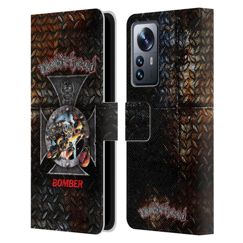 Motorhead Key Art Bomber Cross Leather Book Wallet Case Cover For Xiaomi 12 Pro