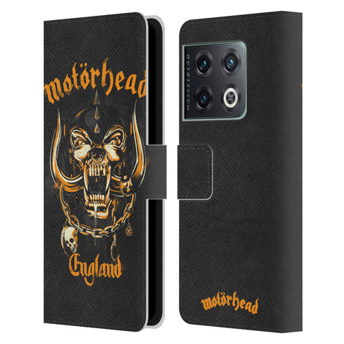 Motorhead Logo Warpig England Leather Book Wallet Case Cover For OnePlus 10 Pro